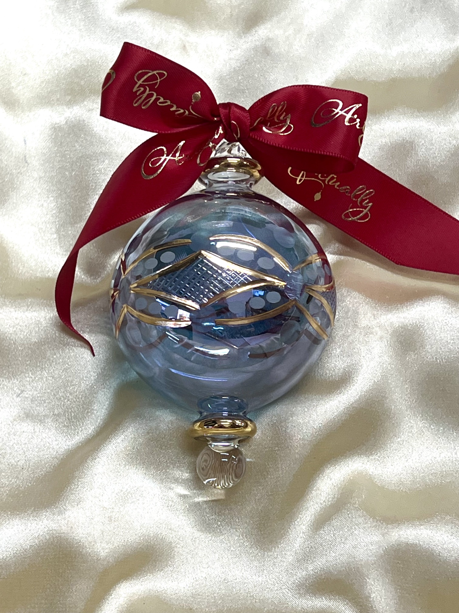 Christmas Ornament (L) ~ Blue