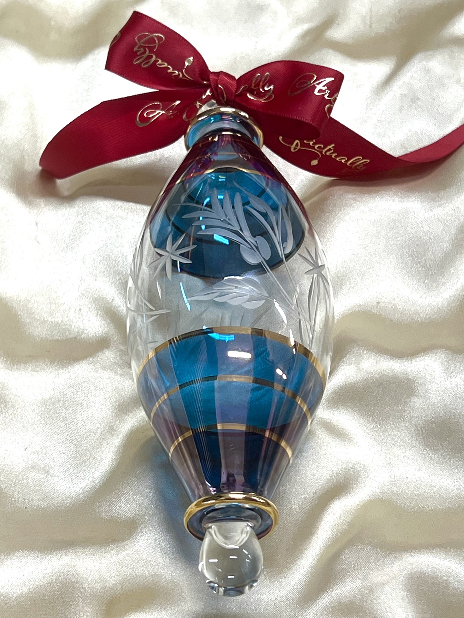 Christmas Ornament (L) ~ Blue