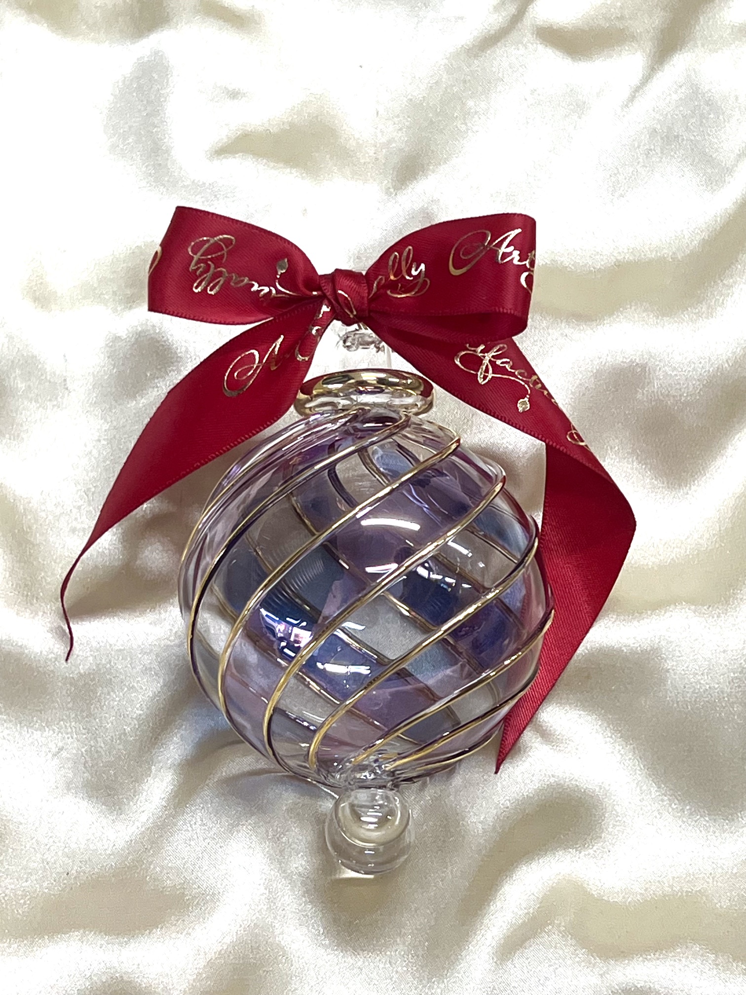 Christmas Ornament (L) ~ Blue