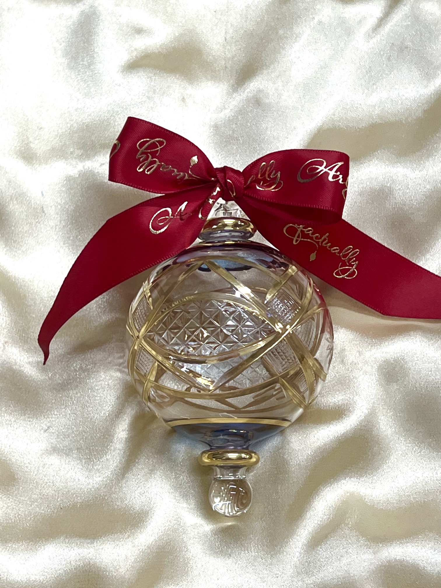 Christmas Ornament (L) ~ Blue