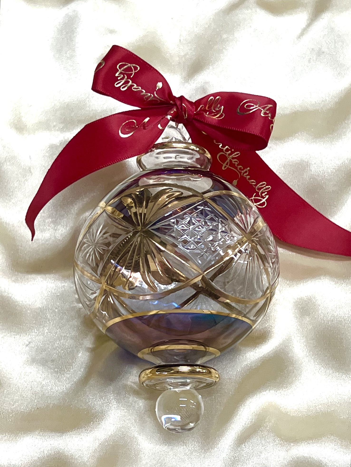 Christmas Ornament (L) ~ Blue