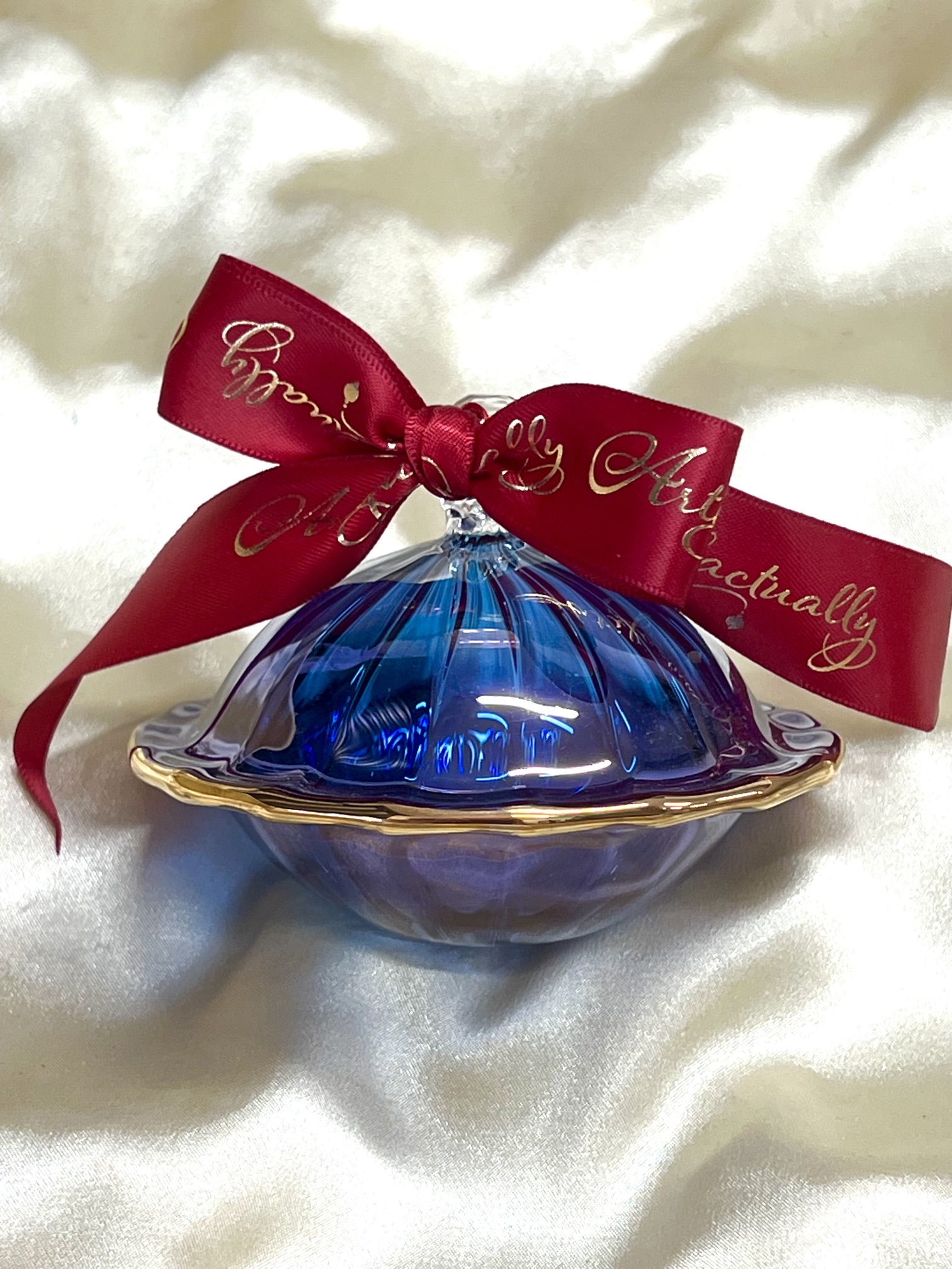 Christmas Ornament (L) ~ Blue