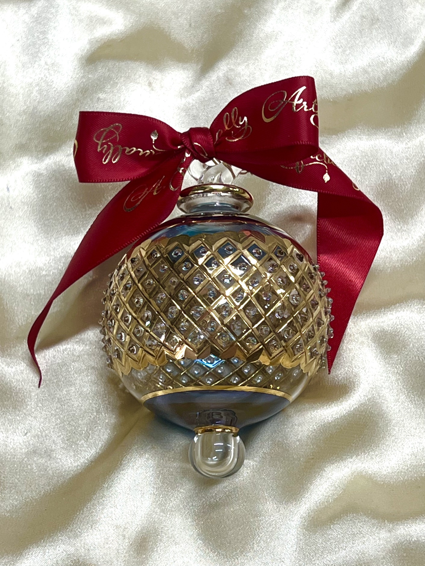 Christmas Ornament (L) ~ Blue