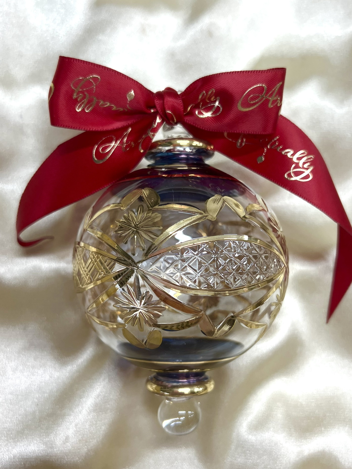 Christmas Ornament (L) ~ Blue