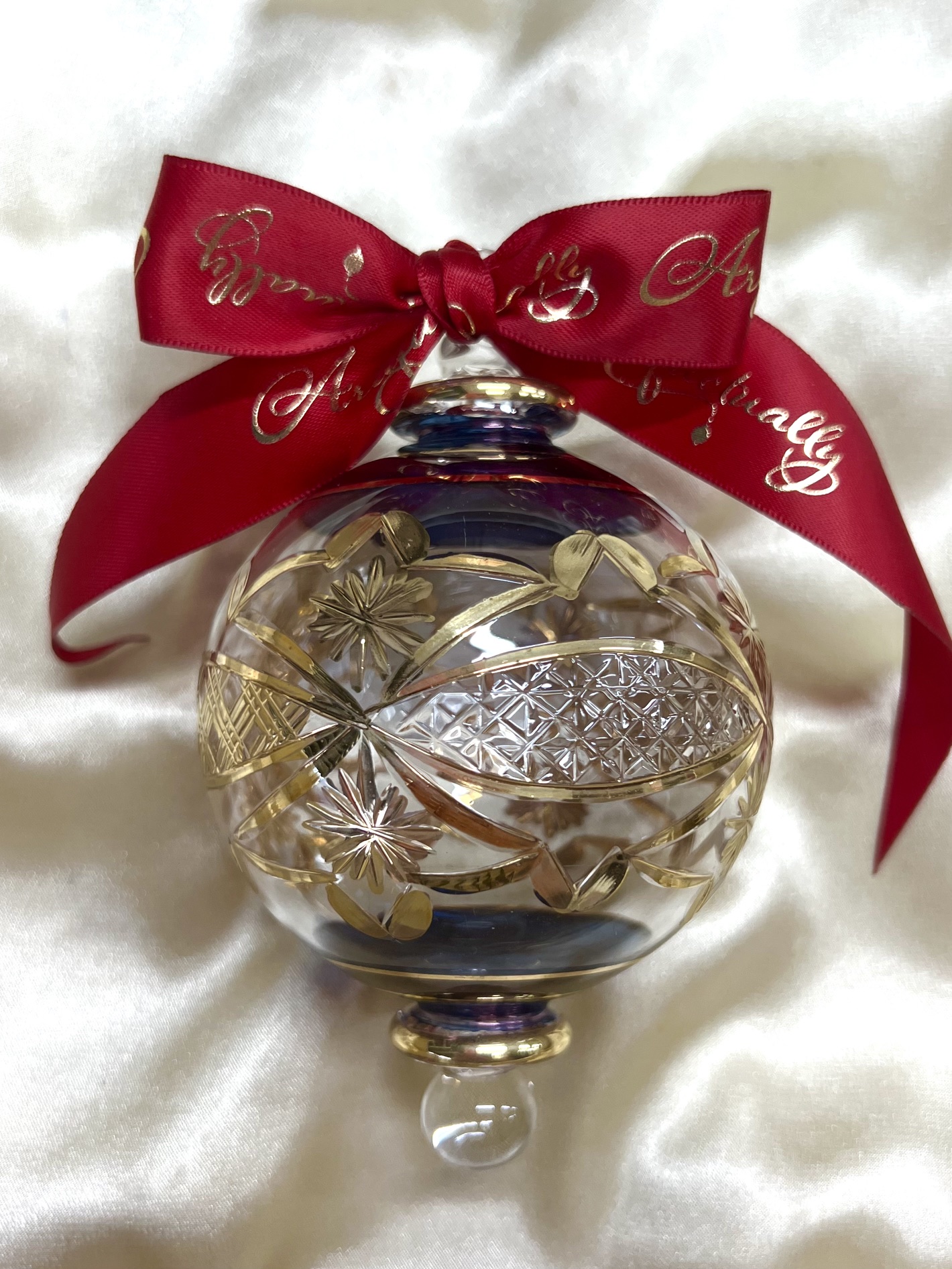 Christmas Ornament (L) ~ Blue