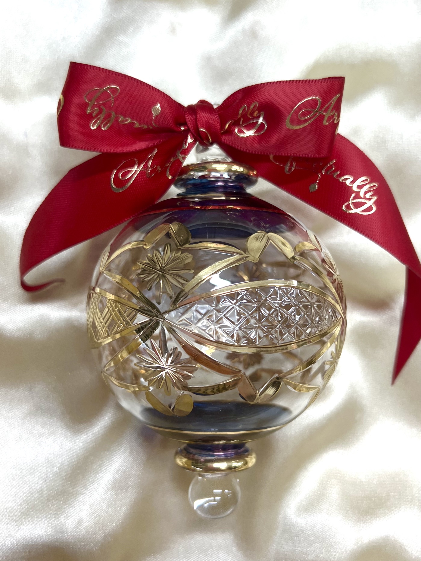 Christmas Ornament (L) ~ Blue