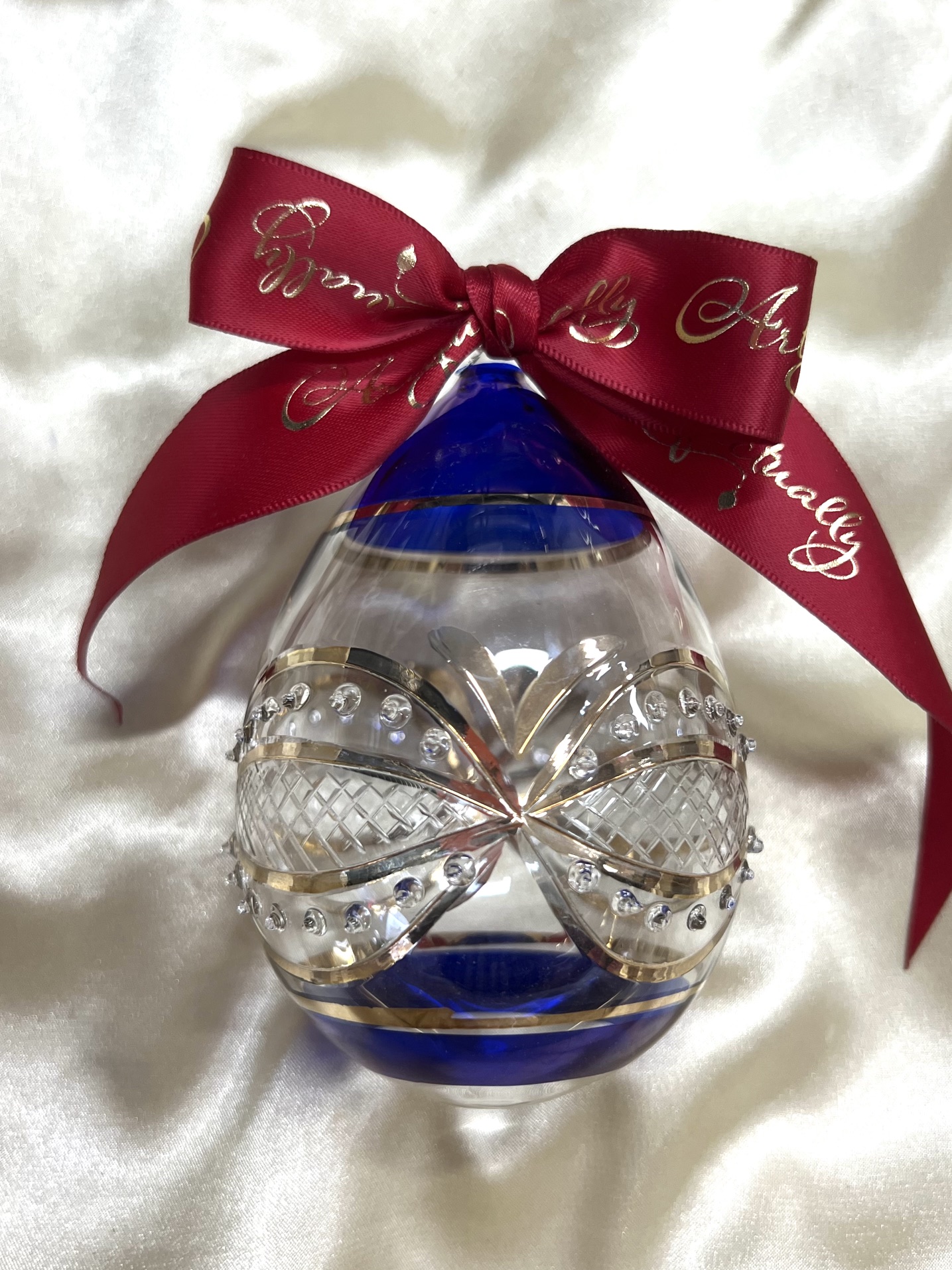 Christmas Ornament (L) ~ Blue