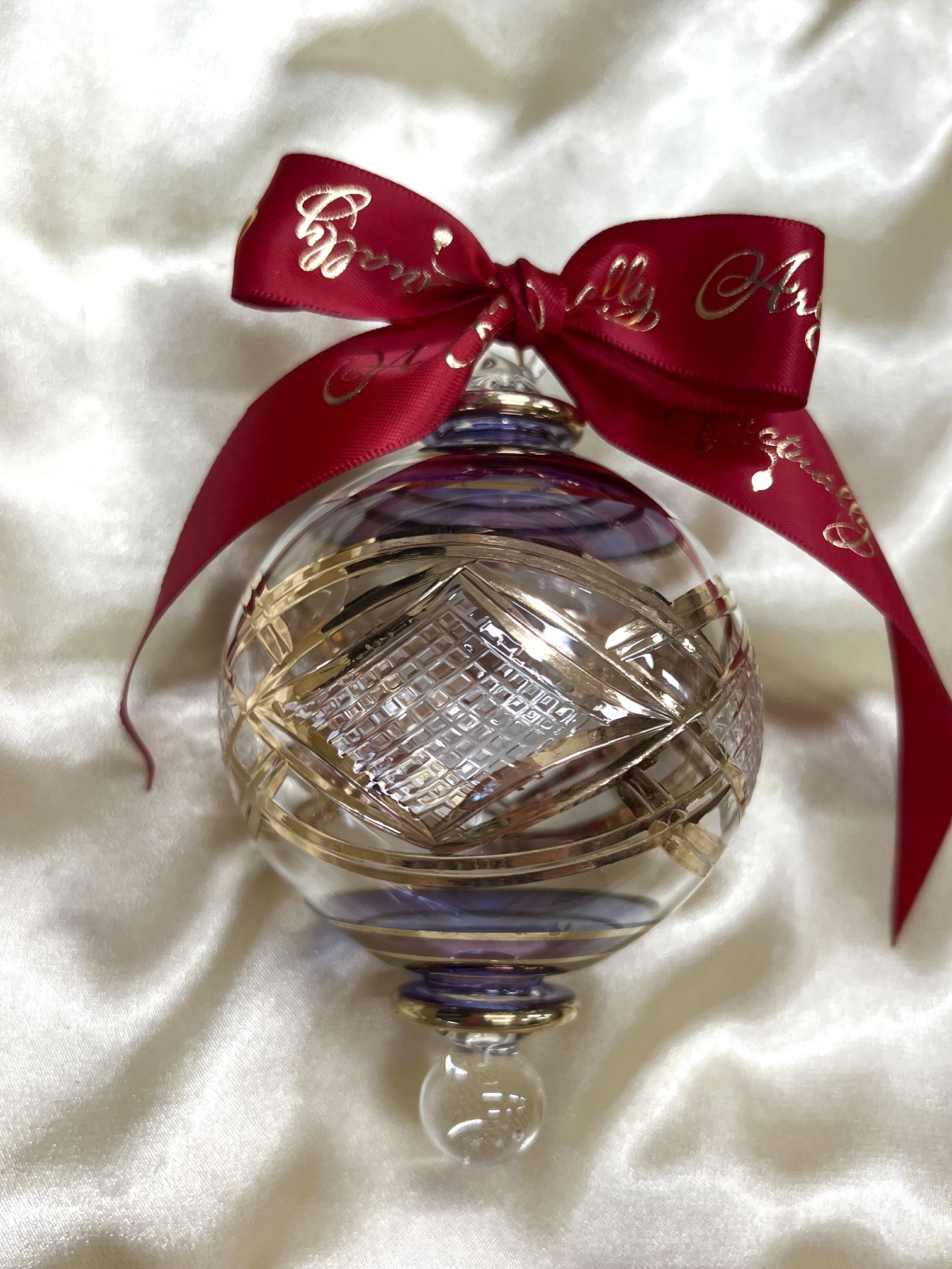 Christmas Ornament (L) ~ Blue