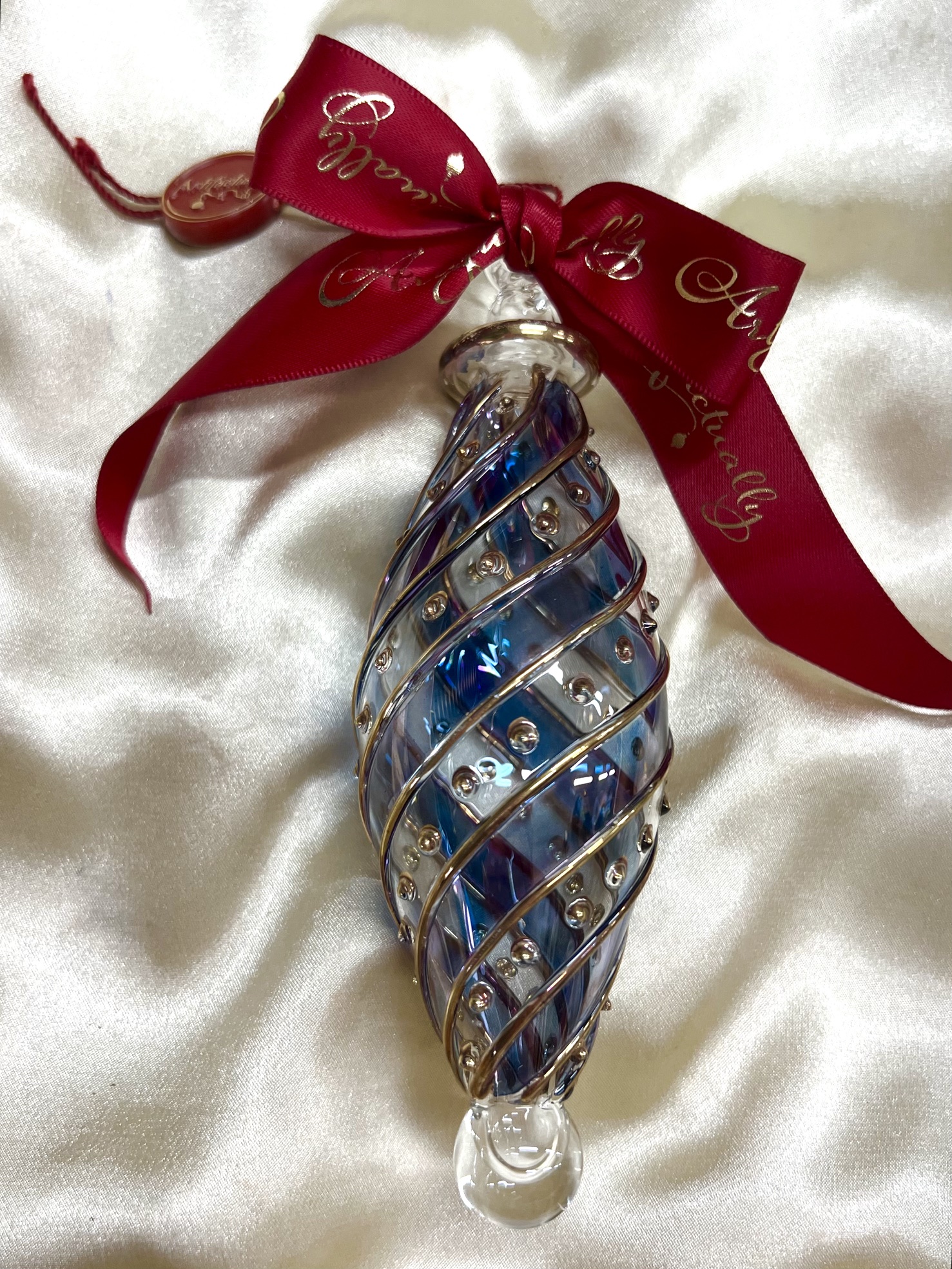 Christmas Ornament (L) ~ Blue