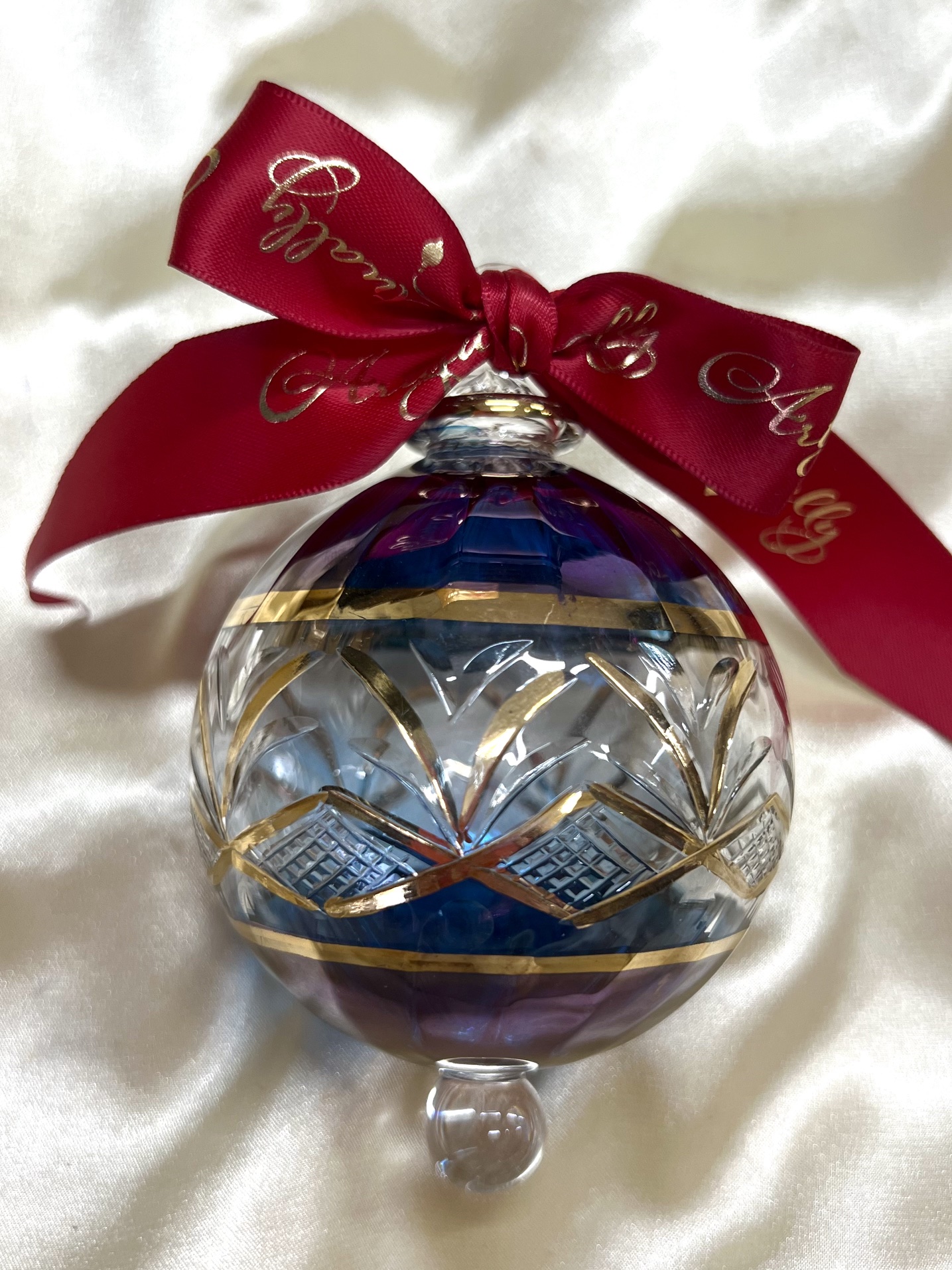 Christmas Ornament (L) ~ Blue