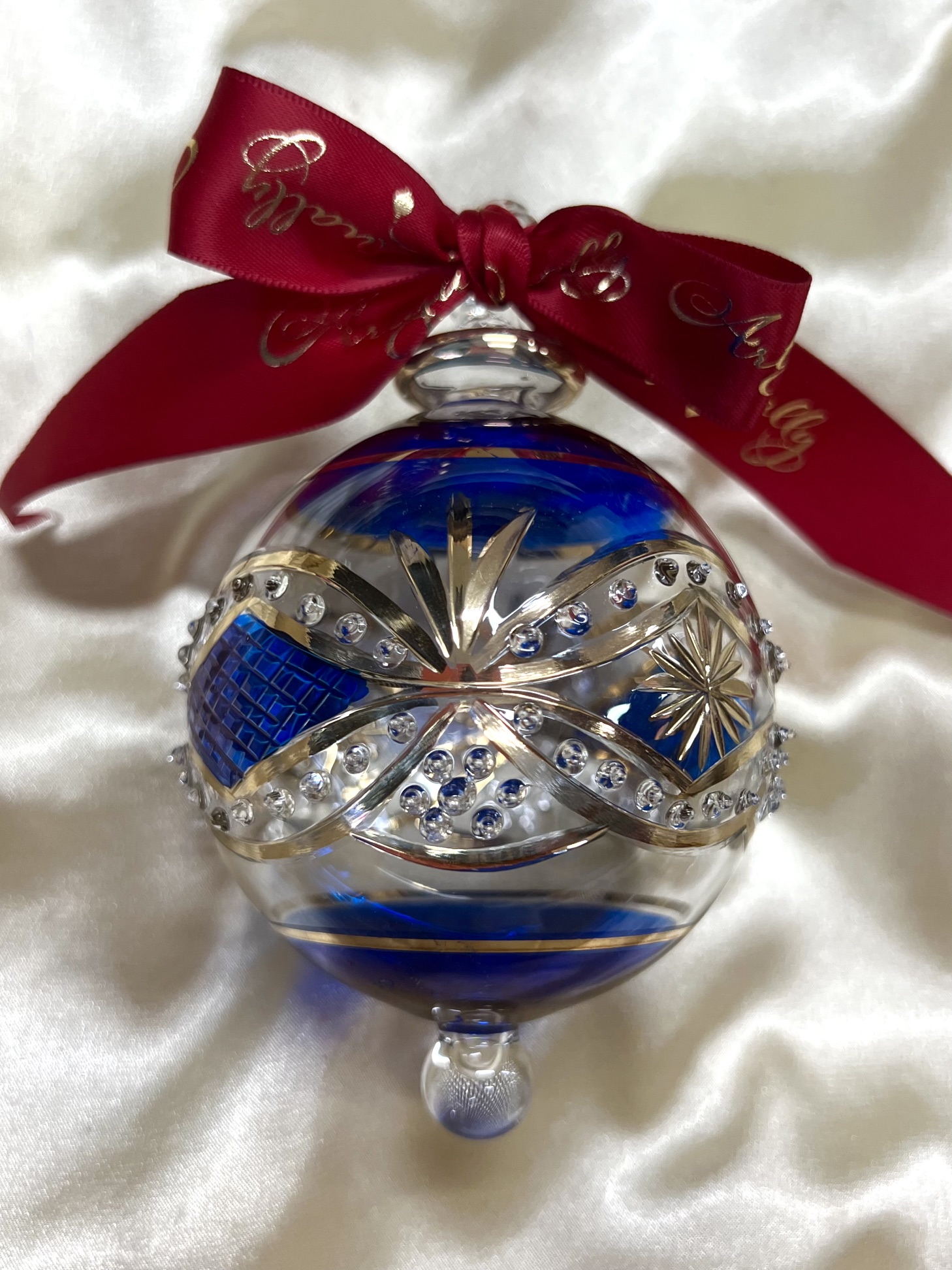 Christmas Ornament (L) ~ Blue