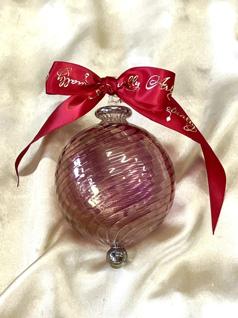 Christmas Ornament (L) ~ Pink