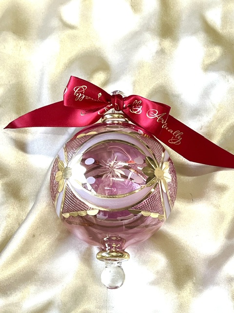 Christmas Ornament (L) ~ Pink