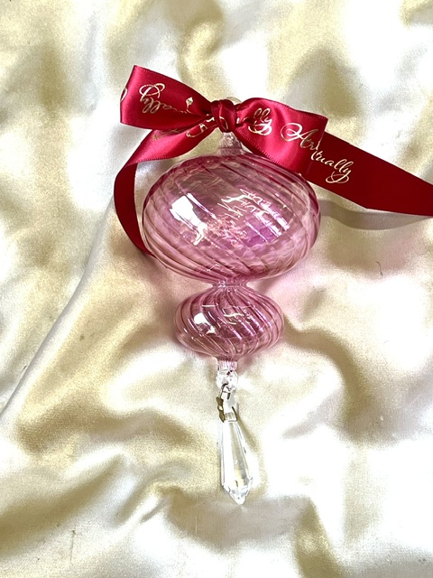 Christmas Ornament (L) ~ Pink