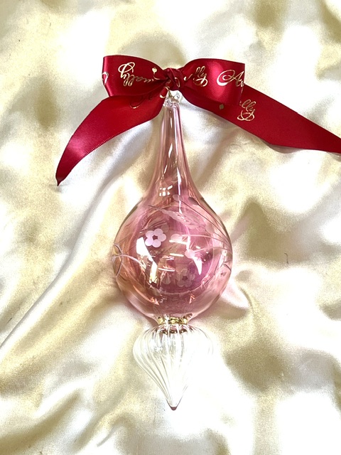 Christmas Ornament (L) ~ Pink