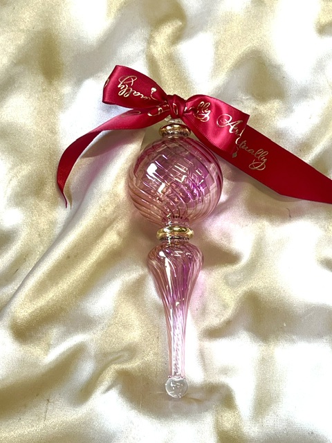 Christmas Ornament (L) ~ Pink