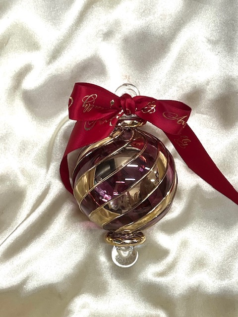 Christmas Ornament (L) ~ Purple