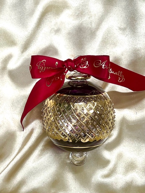 Christmas Ornament (L) ~ Purple