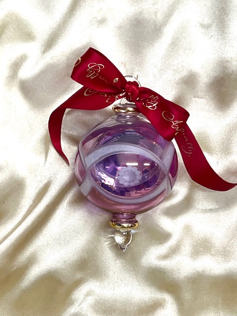 Christmas Ornament (L) ~ Purple