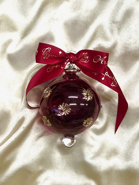 Christmas Ornament (L) ~ Purple