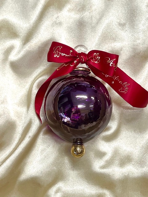 Christmas Ornament (L) ~ Purple