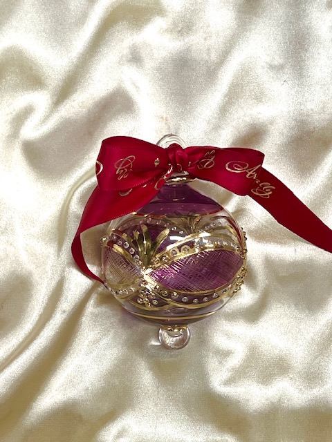 Christmas Ornament (L) ~ Purple