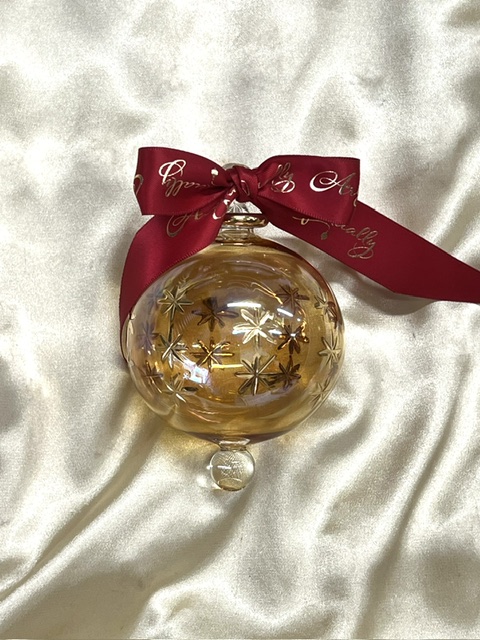 Christmas Ornament (L) ~ Yellow