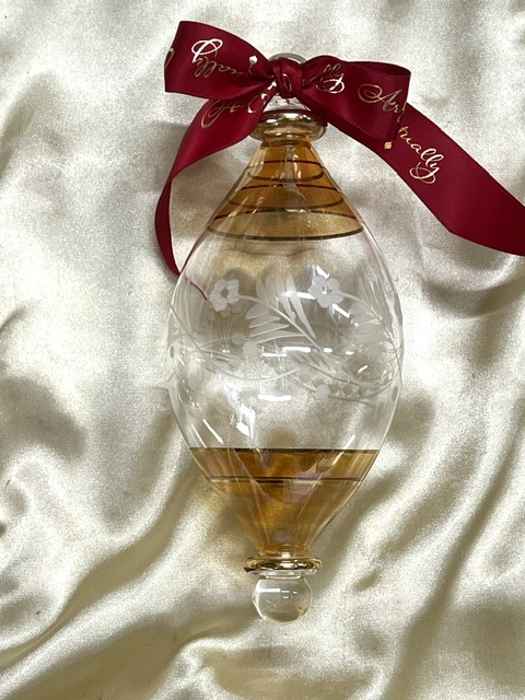 Christmas Ornament (L) ~ Yellow