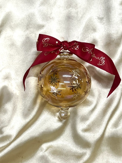 Christmas Ornament (L) ~ Yellow