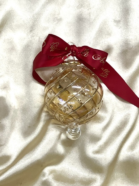 Christmas Ornament (L) ~ Yellow