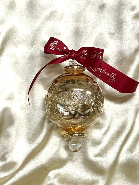 Christmas Ornament (L) ~ Yellow