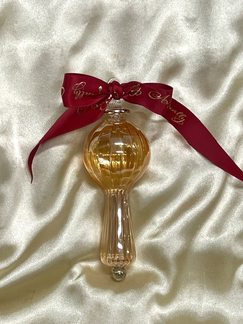 Christmas Ornament (L) ~ Yellow