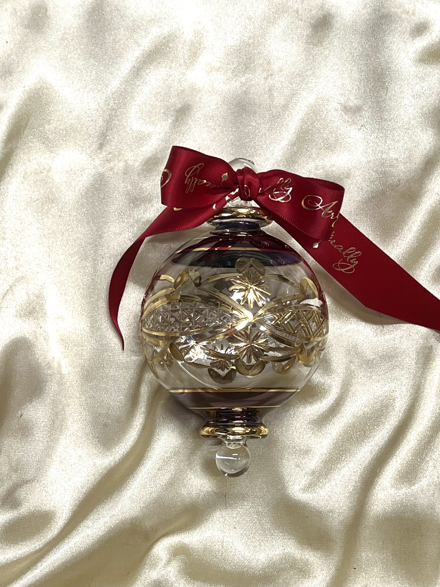 Christmas Ornament (L) ~ Blue