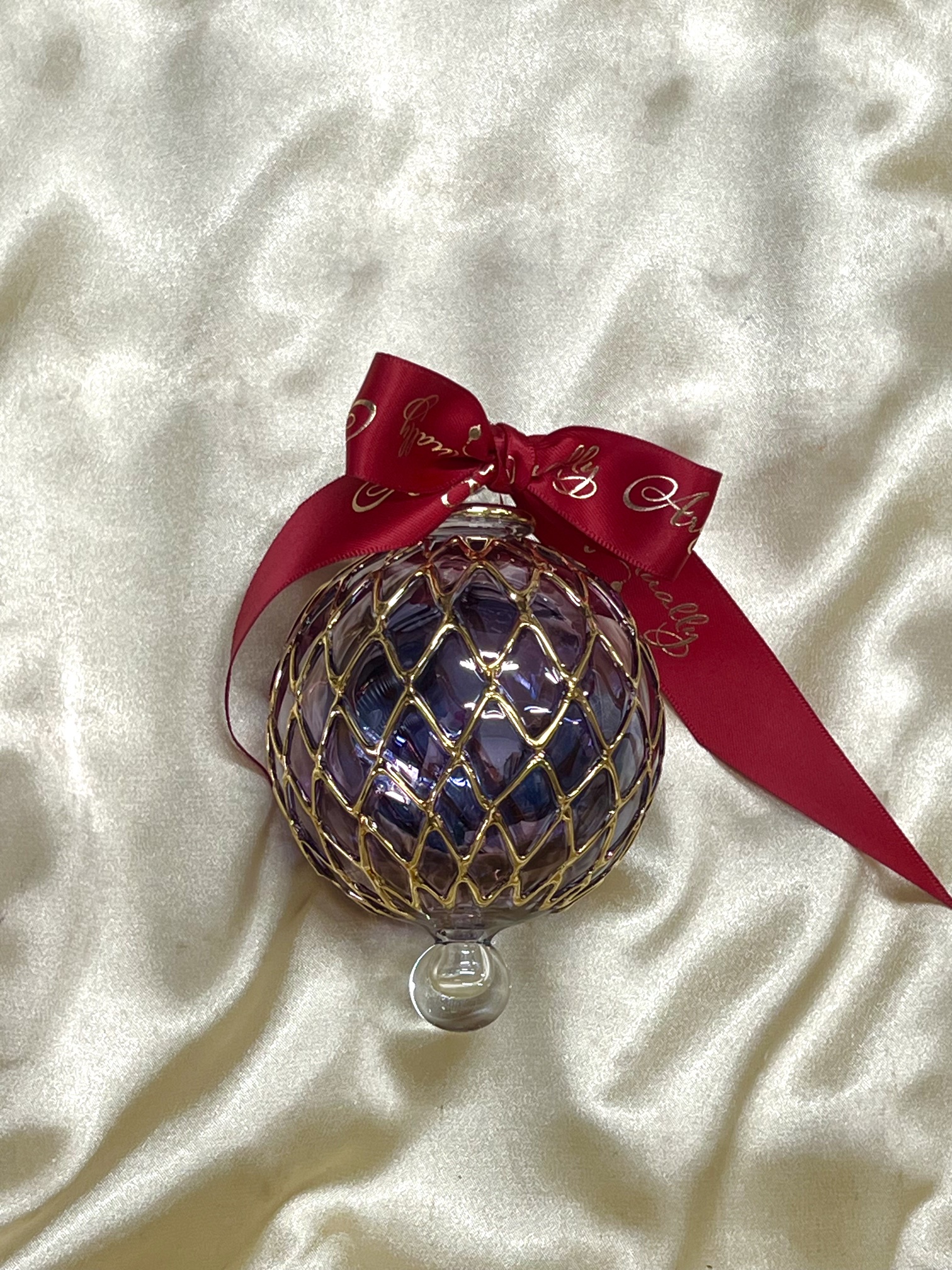 Christmas Ornament (L) ~ Blue