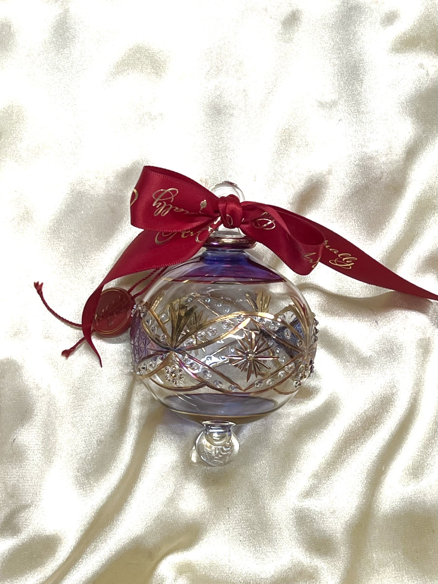 Christmas Ornament (L) ~ Blue