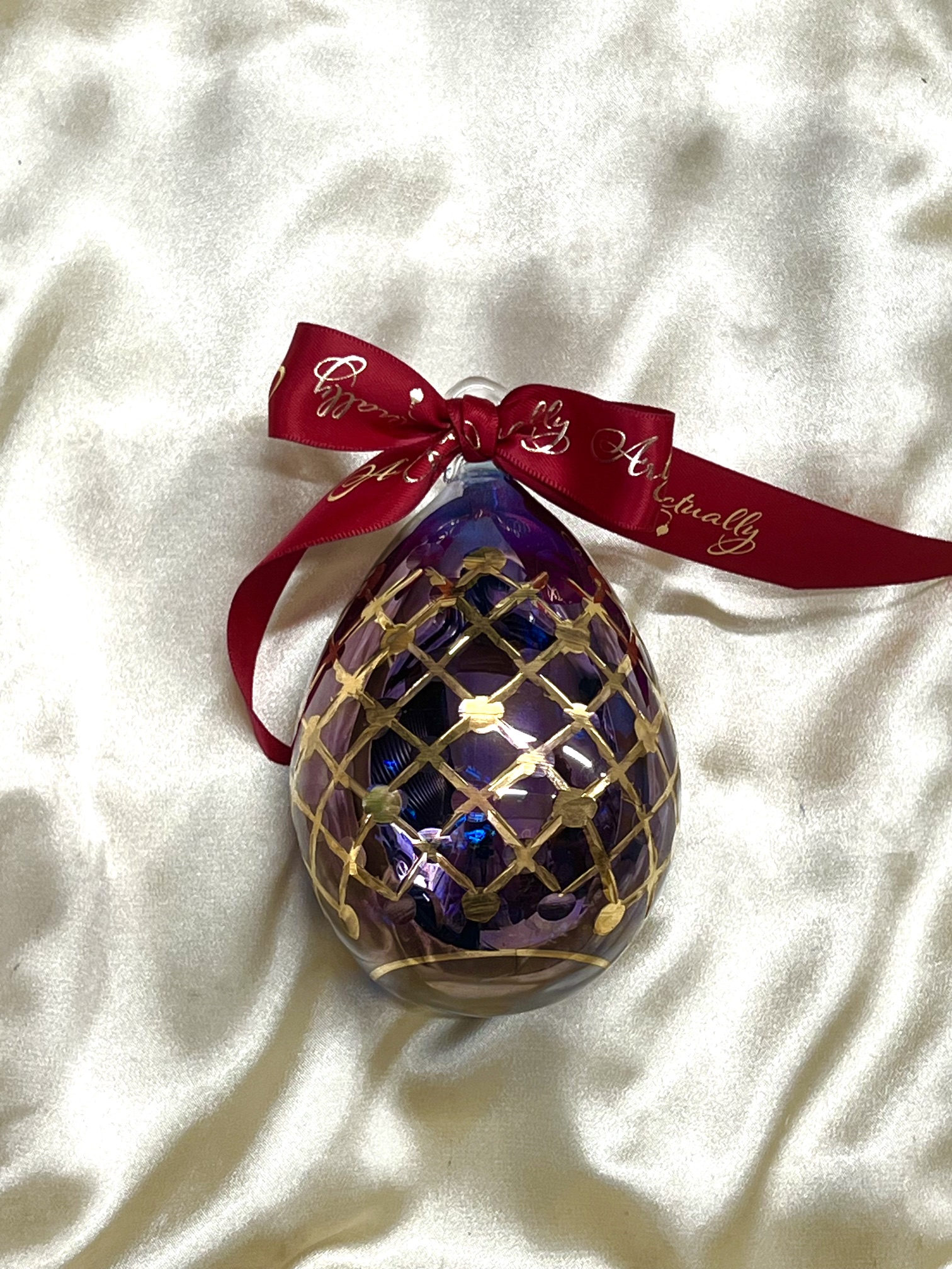 Christmas Ornament (L) ~ Blue