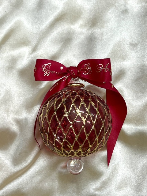 Christmas Ornament (L) ~ Red