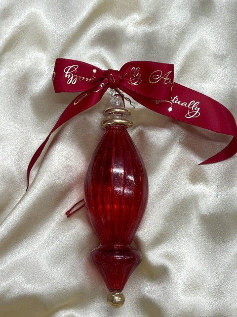 Christmas Ornament (L) ~ Red