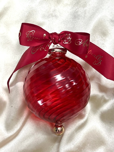 Christmas Ornament (L) ~ Red