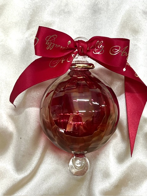 Christmas Ornament (L) ~ Red