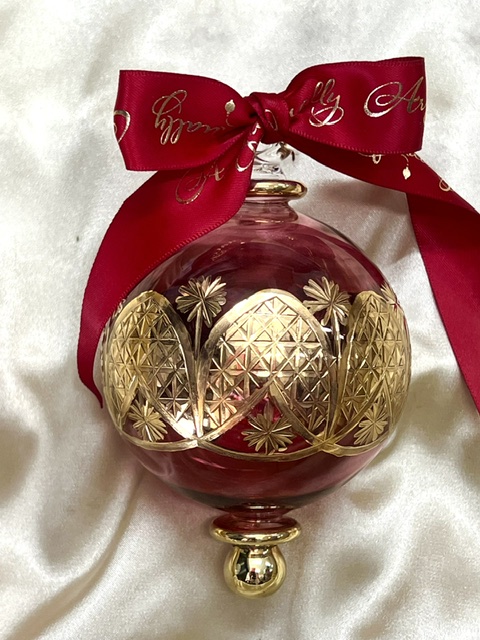Christmas Ornament (L) ~ Red