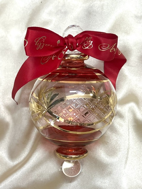 Christmas Ornament (L) ~ Red