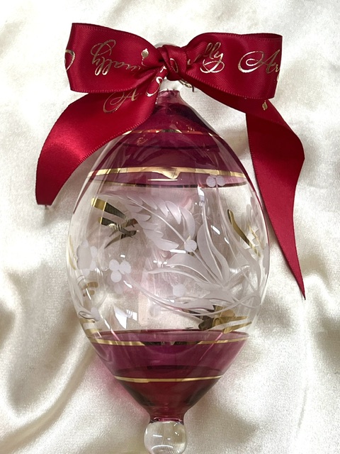 Christmas Ornament (L) ~ Red