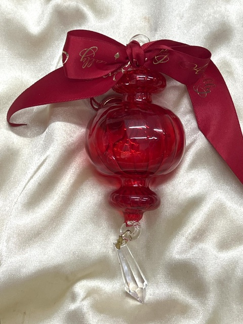 Christmas Ornament (L) ~ Red