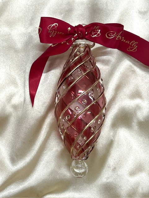 Christmas Ornament (L) ~ Red