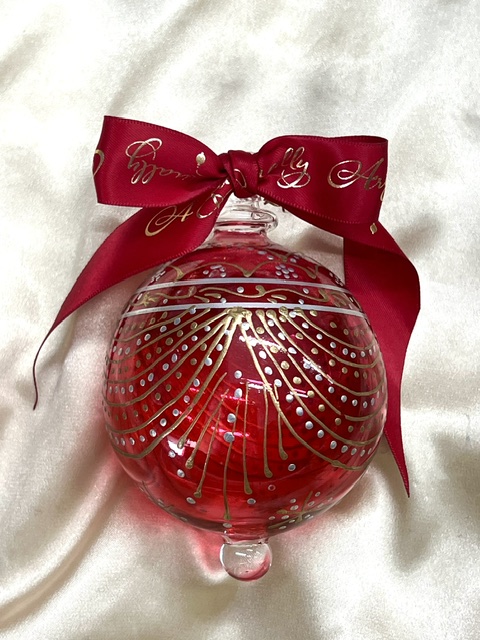 Christmas Ornament (L) ~ Red