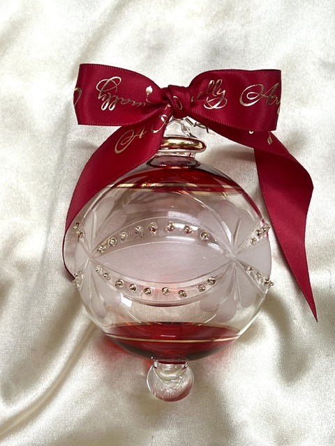 Christmas Ornament (L) ~ Red