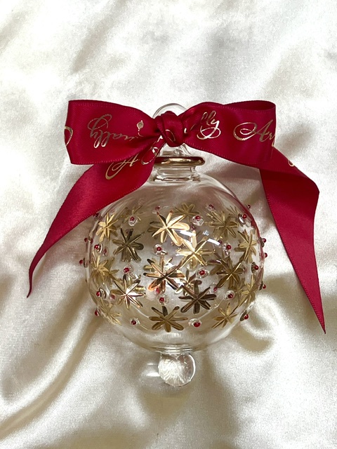 Christmas Ornament (L) ~ Red