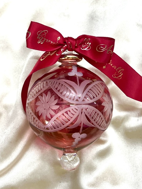 Christmas Ornament (L) ~ Red
