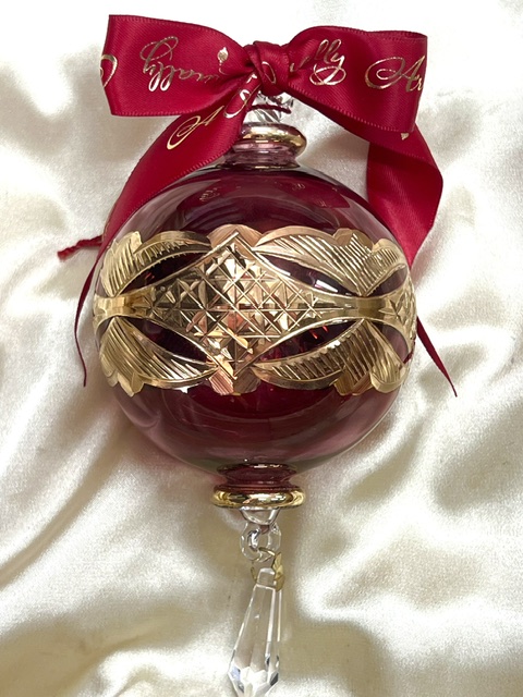 Christmas Ornament (L) ~ Red